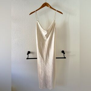 Aaron & Amber Cowl Neck Slip Dress